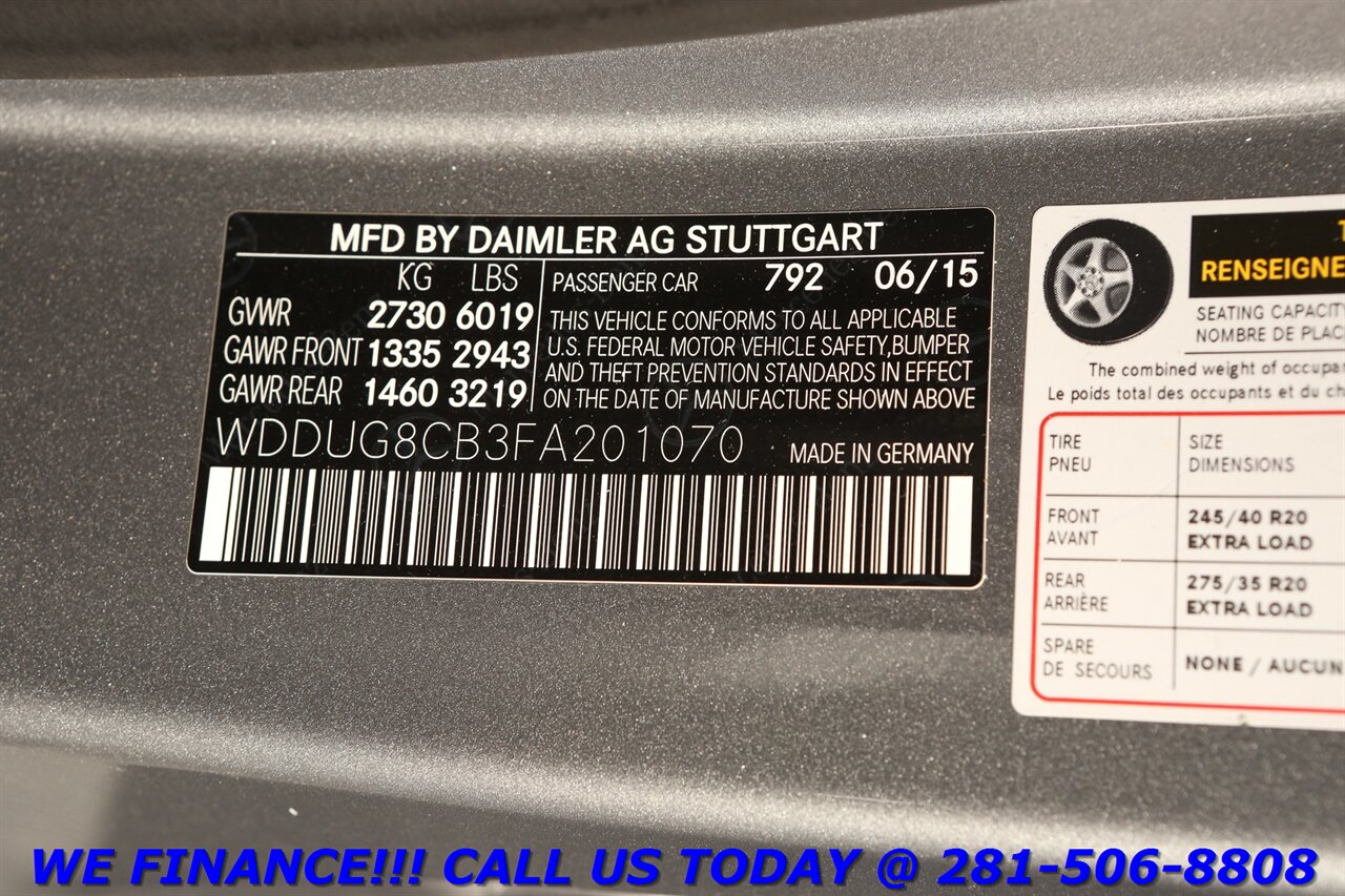 2015 Mercedes-Benz 2015 S 550 P1 NAV PANO BLIND BURMESTER MASSAGE 59K - Photo 32 - Houston, TX 77031