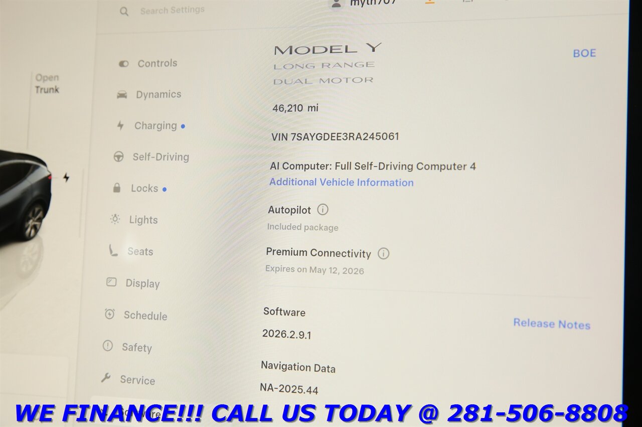 2024 Tesla Model Y 2024 Long Range AWD FSD4 AUTOPILOT NAV PANOROOF - Photo 16 - Houston, TX 77031