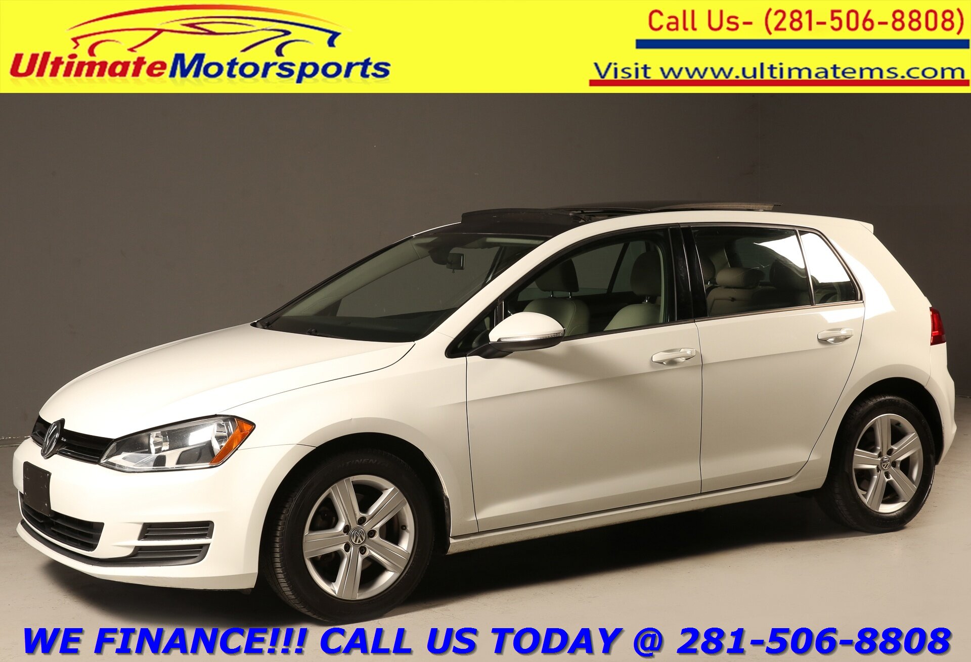 2017 Volkswagen Golf 2017 TSI Wolfsburg 5-SPEED SUN HEATSEAT 88K MLS   - Photo 1 - Houston, TX 77031
