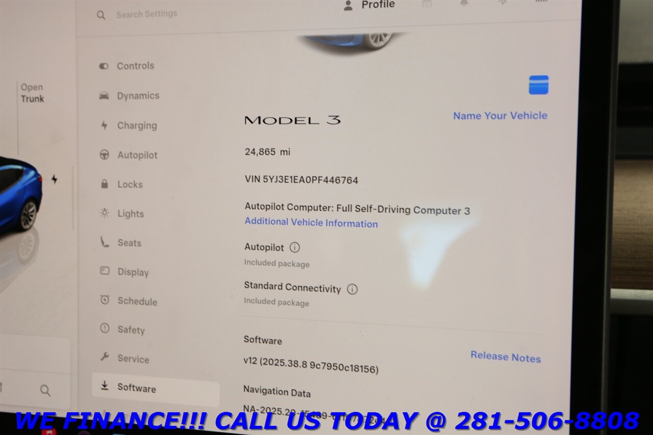 2023 Tesla Model 3 2023 FSD3 AUTOPILOT NAV PANO HEATSEAT CAM 24K MLS - Photo 15 - Houston, TX 77031