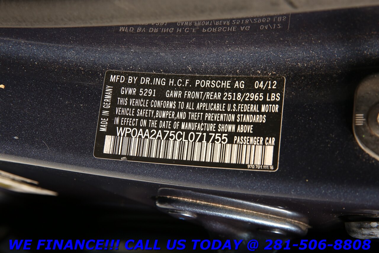 2012 Porsche Panamera 2012 PANAMERA4 AWD NAV SUN SPORT HEATSEAT   - Photo 25 - Houston, TX 77031