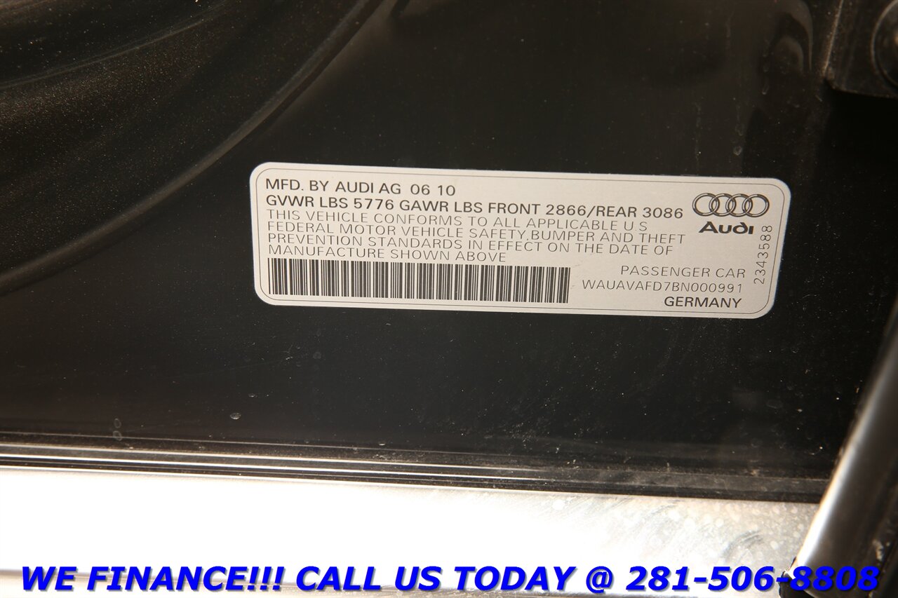2011 Audi A8 2011 Quattro AWD NAV SUN BLIND CAMERA 65K MLS   - Photo 32 - Houston, TX 77031