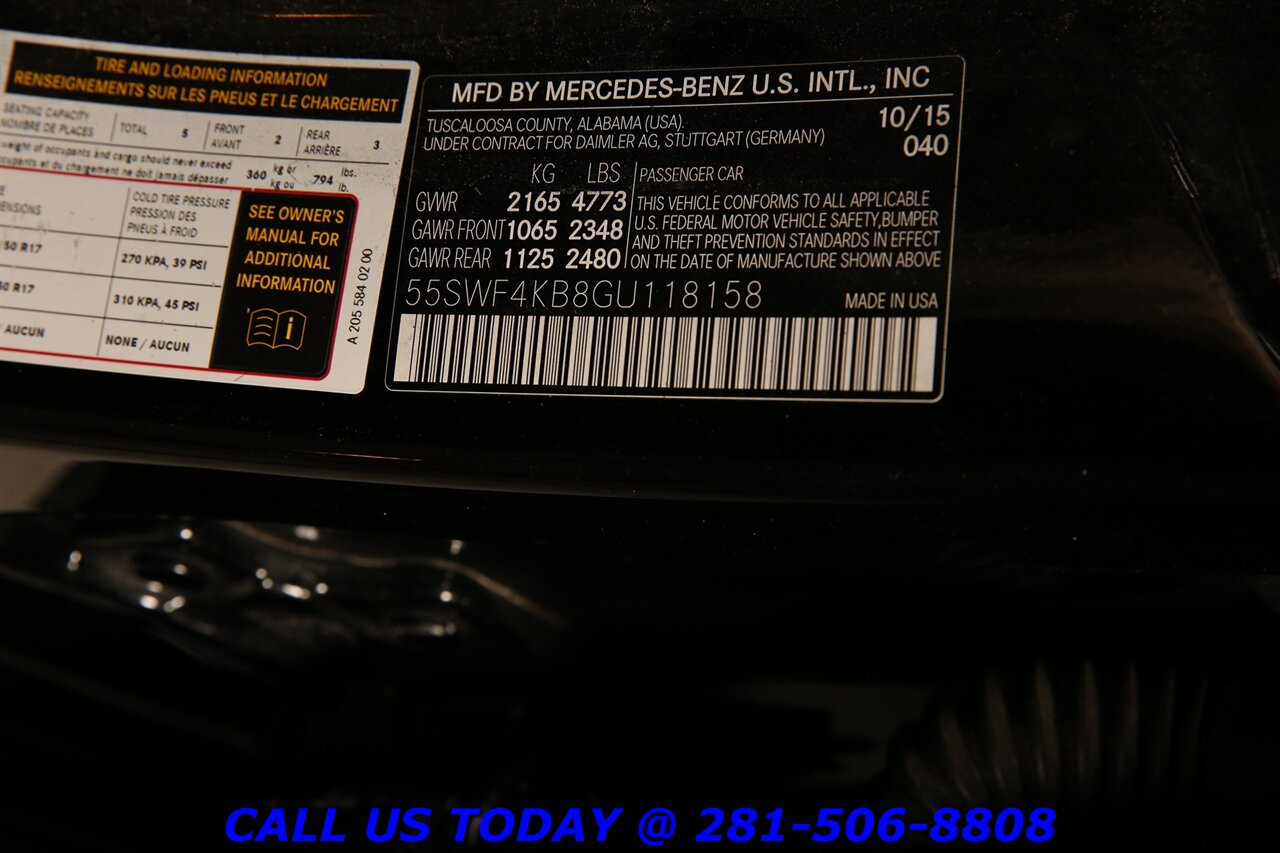 2016 Mercedes-Benz 2016 C300 4MATIC AWD PANO HEATSEAT CAMERA - Photo 28 - Houston, TX 77031