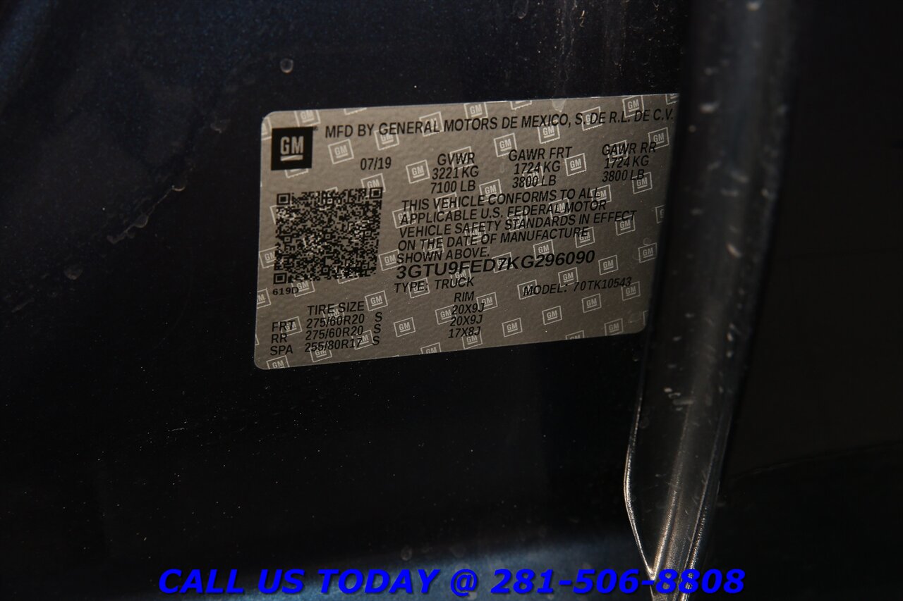 2019 GMC Sierra 1500 2019 Denali 4x4 CREW NAV ADAPTcruise HUD 36K - Photo 30 - Houston, TX 77031