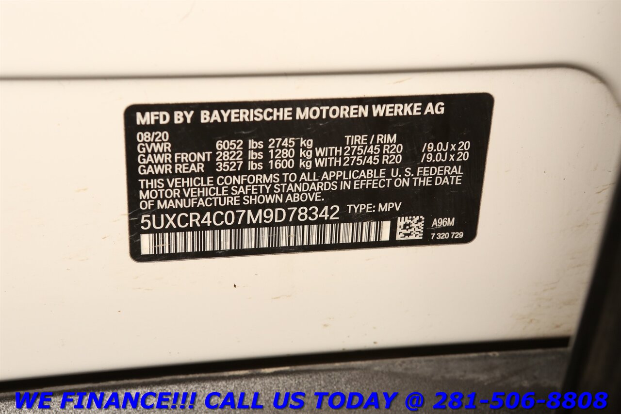 2021 BMW X5 2021 PREM PARK ASST PKG NAV HUD PANO BLIS HARMAN   - Photo 33 - Houston, TX 77031