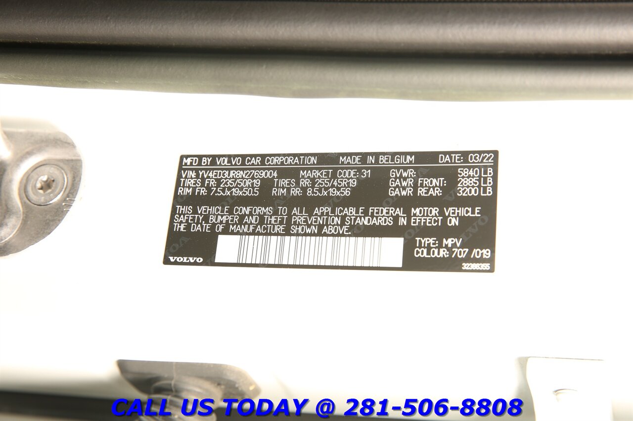 2022 Volvo XC40 Recharge 2022 Twin Plus AWD NAV PANO BLIND HEATSEAT 223 Mi - Photo 30 - Houston, TX 77031