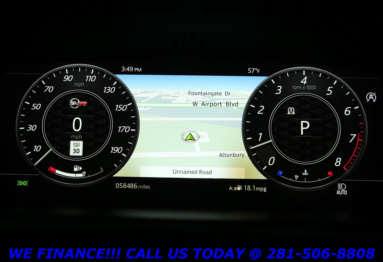 2022 Land Rover Range Rover Sport SVR Ultimate Edition SVO Ultra Park Pro Pano $152K   - Photo 17 - Houston, TX 77031