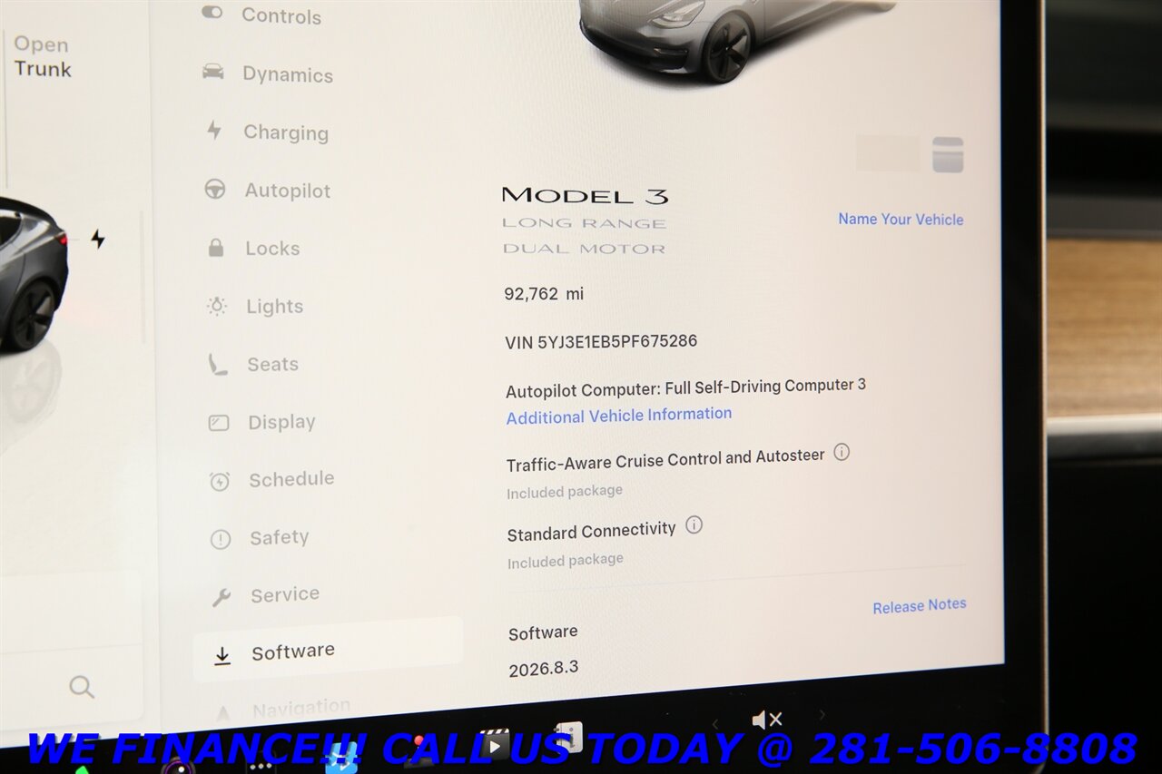2023 Tesla Model 3 2023 Long Range AWD FSD3 AUTOPILOT PANO HEATSEAT - Photo 15 - Houston, TX 77031