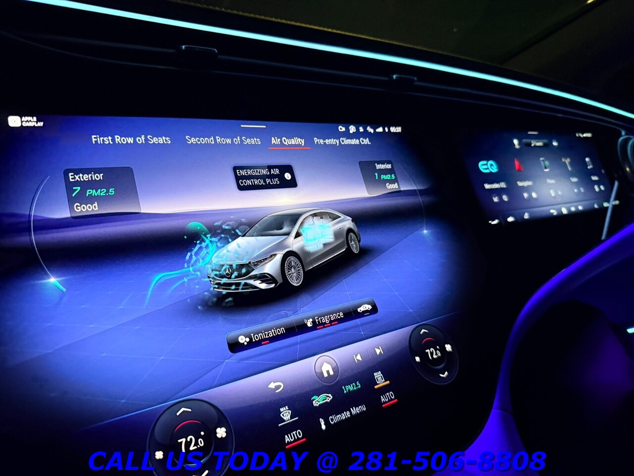 2023 Mercedes-Benz EQS 450 2023 4MATIC AMG HYPERSCREEN BURMESTER CARPY 15K Mi - Photo 33 - Houston, TX 77031