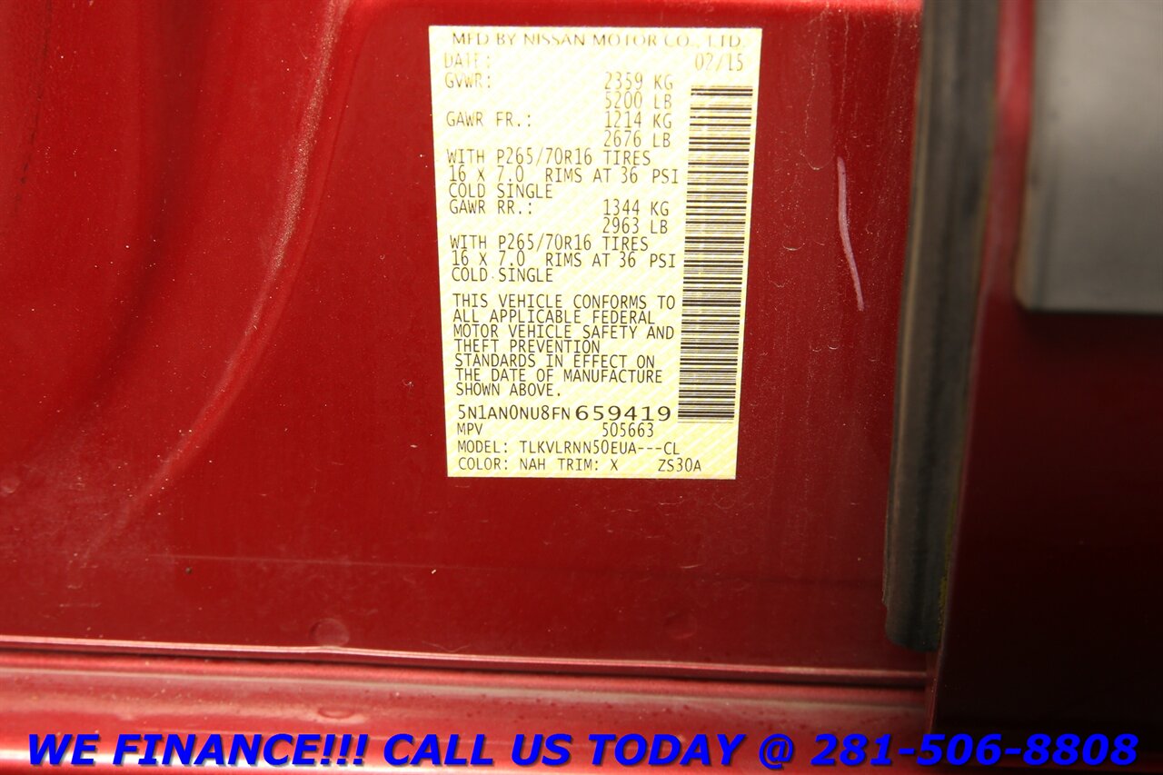 2015 Nissan Xterra 2015 S CRUISE  BLUETOOTH ROOF RACK 43K MLS   - Photo 25 - Houston, TX 77031