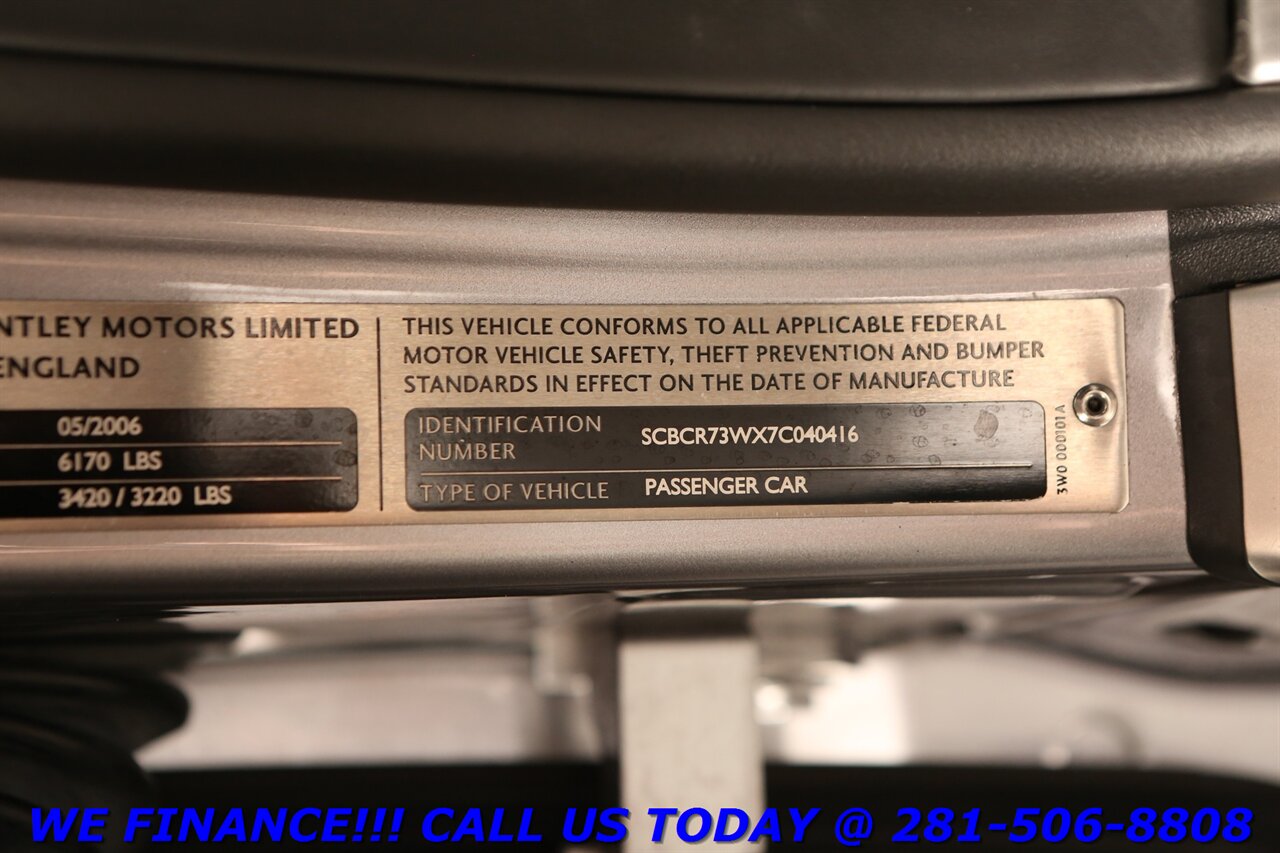 2007 Bentley Continental GT 2007 GT V12 COUPE AWD NAV HEATSEAT CAMERA 45K MLS   - Photo 28 - Houston, TX 77031