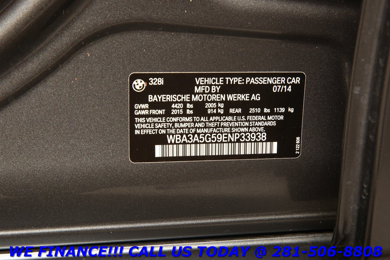 2014 BMW 2014 328i PREM TECH LUX NAV HUD SUN BLIS 76K MLS - Photo 31 - Houston, TX 77031