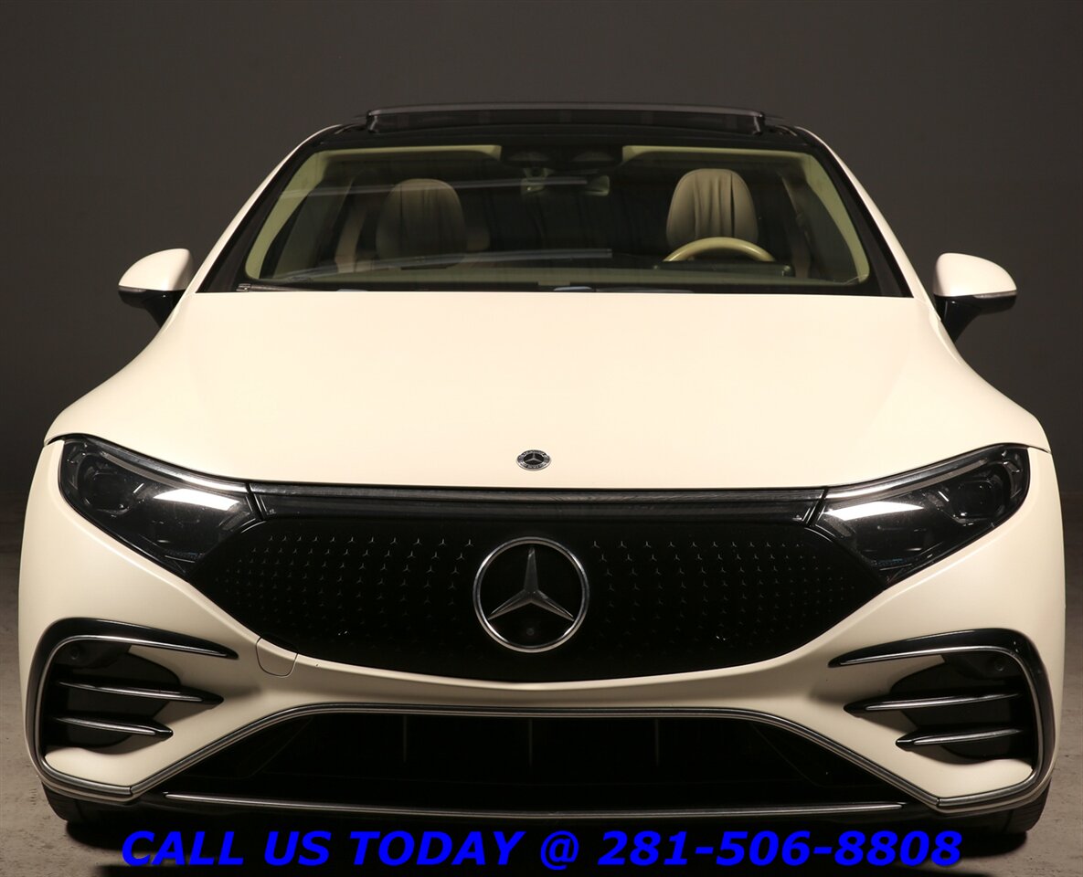 2022 Mercedes-Benz EQS 450+ 2022 EQS 450+ DIAMOND WHITE NAV PANO ADAPTCRUISE - Photo 8 - Houston, TX 77031