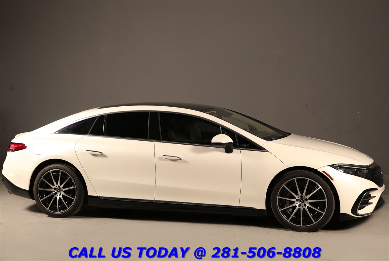 2022 Mercedes-Benz EQS 450+ 2022 EQS 450+ DIAMOND WHITE NAV PANO ADAPTCRUISE - Photo 7 - Houston, TX 77031