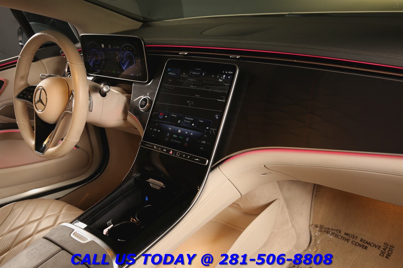 2022 Mercedes-Benz EQS 450+ 2022 EQS 450+ DIAMOND WHITE NAV PANO ADAPTCRUISE - Photo 20 - Houston, TX 77031