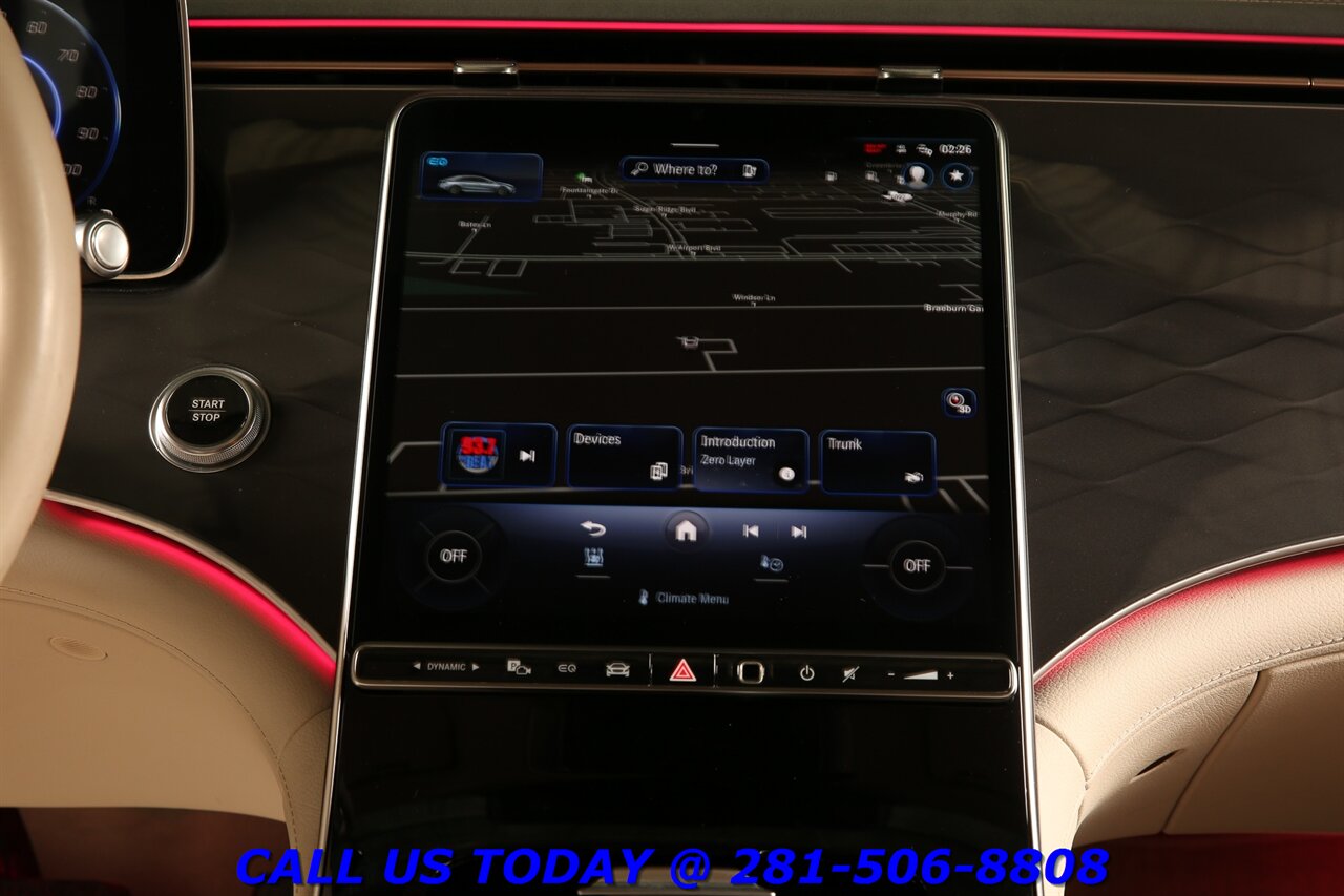 2022 Mercedes-Benz EQS 450+ 2022 EQS 450+ DIAMOND WHITE NAV PANO ADAPTCRUISE - Photo 17 - Houston, TX 77031
