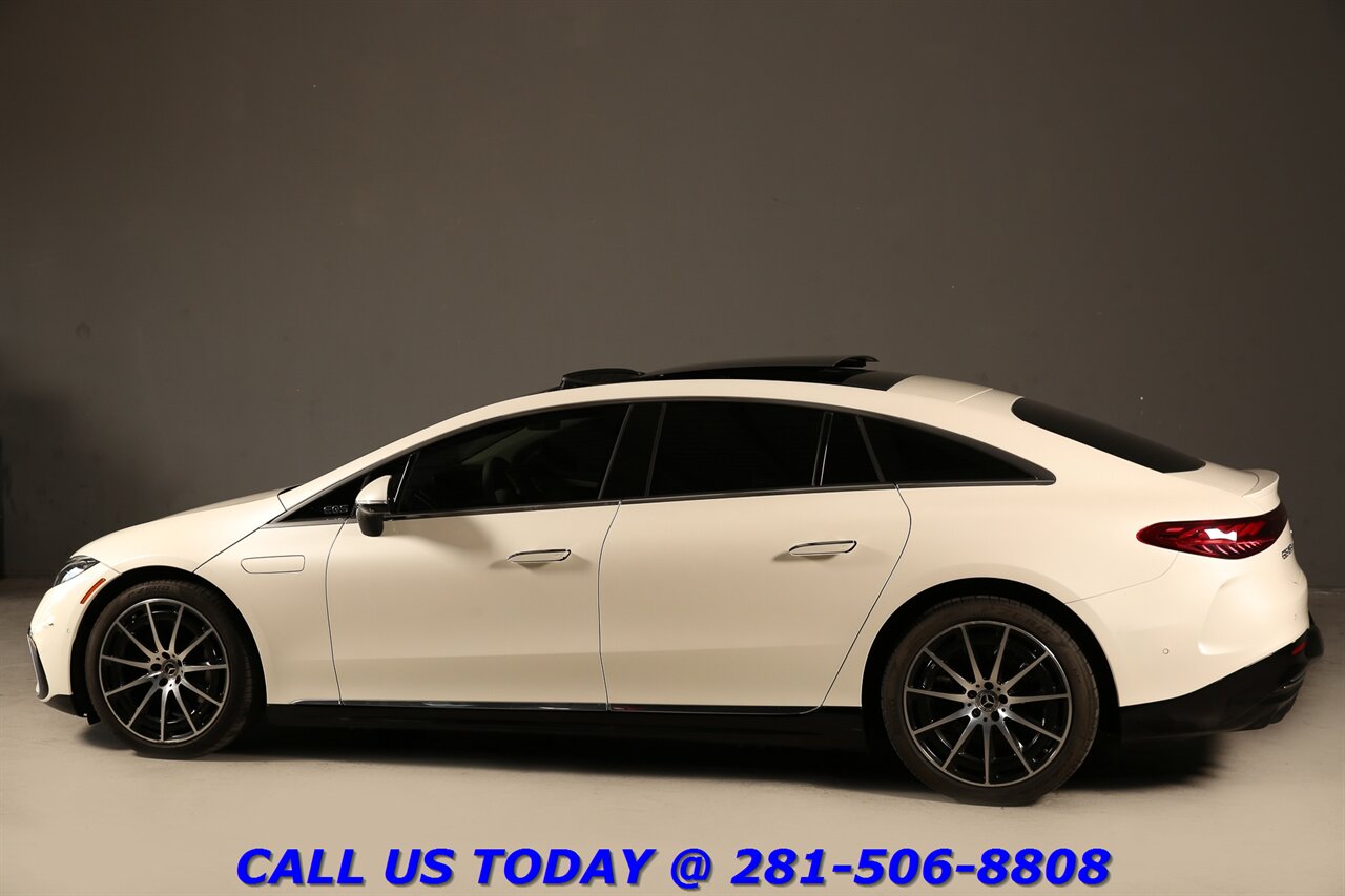2022 Mercedes-Benz EQS 450+ 2022 EQS 450+ DIAMOND WHITE NAV PANO ADAPTCRUISE - Photo 4 - Houston, TX 77031