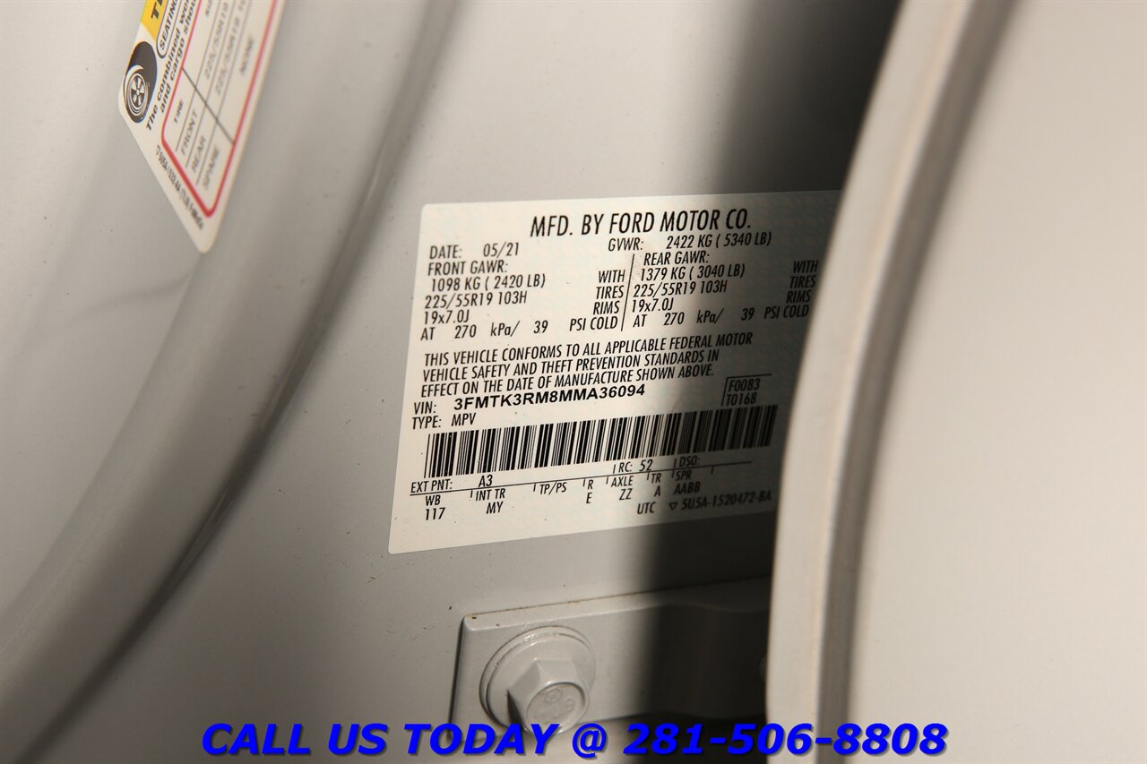 2021 Ford Mustang Mach-E Premium NAV PANOROOF B&O COPILOT360 LEATHER CARPLY   - Photo 28 - Houston, TX 77031