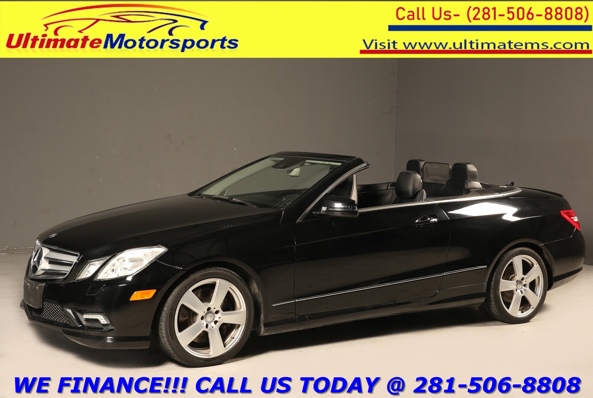 2011 Mercedes-Benz 2011 E 550 P2 CONVERTIBLE NAV SPORT HARMAN 72K MLS   - Photo 1 - Houston, TX 77031