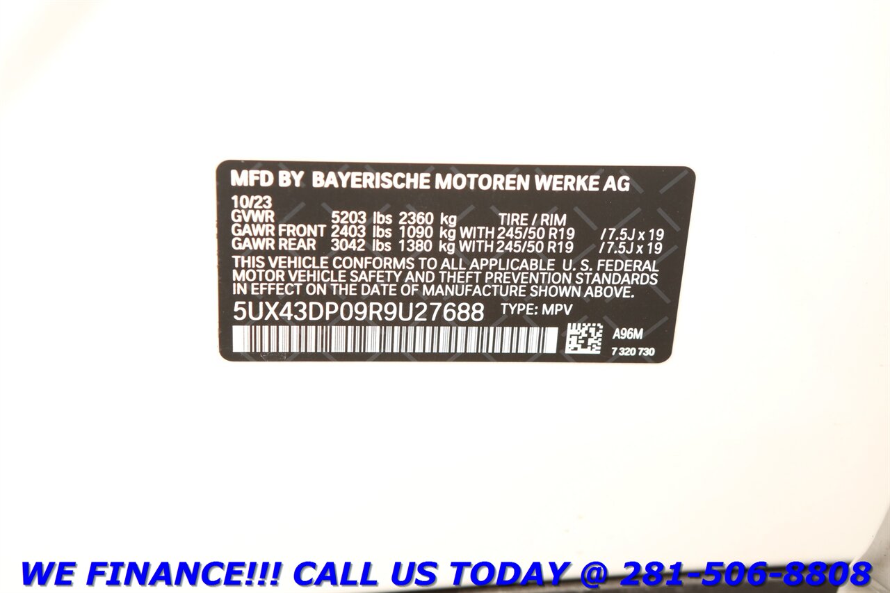 2024 BMW X3 2024 sDrive30i NAV PANO BLIND HEATSEAT 31K MLS   - Photo 30 - Houston, TX 77031