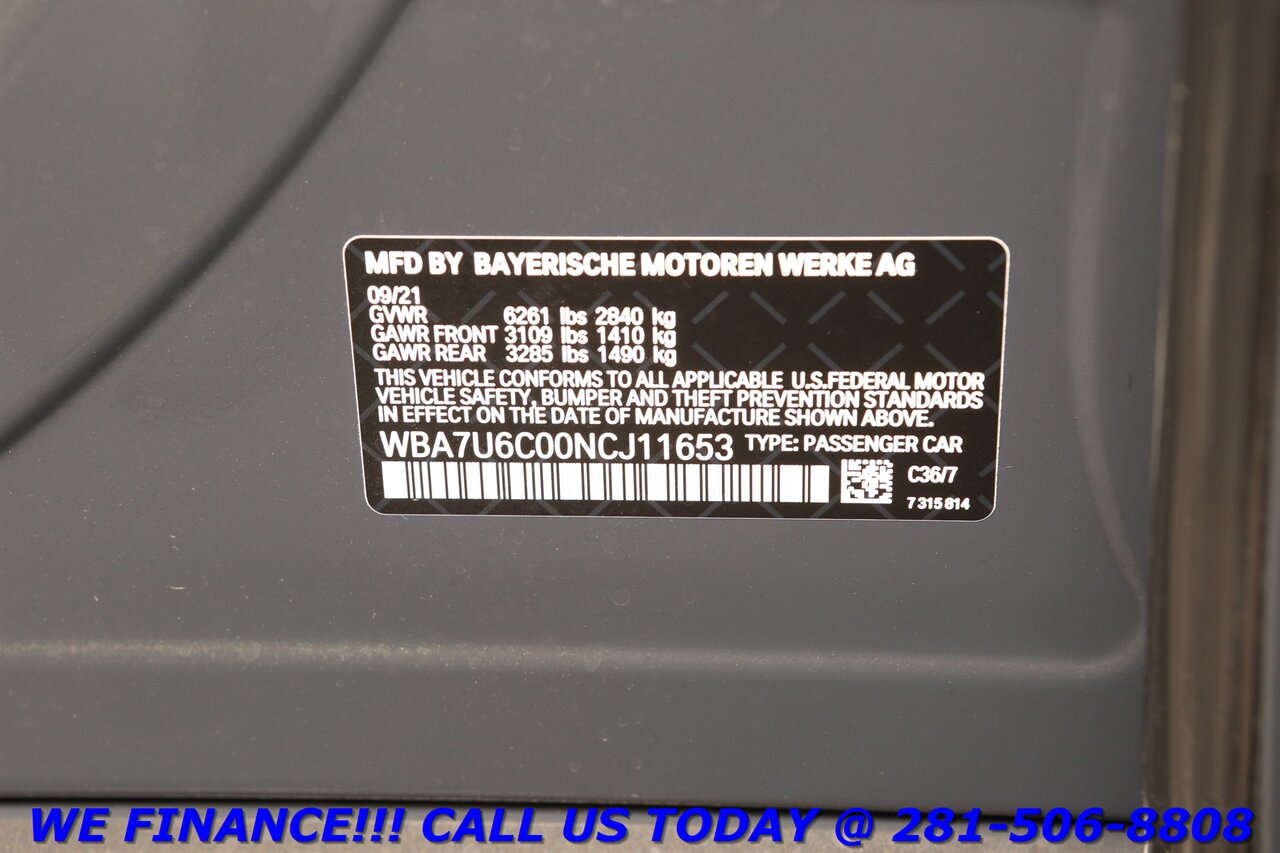 2022 BMW 2022 M760i xDrive V12 AWD PANO ACTIVE CRUISE 34K - Photo 35 - Houston, TX 77031