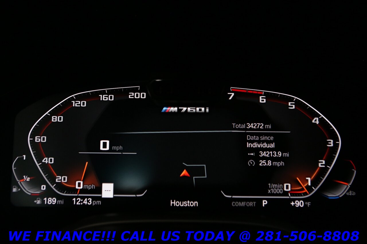 2022 BMW 2022 M760i xDrive V12 AWD PANO ACTIVE CRUISE 34K - Photo 16 - Houston, TX 77031
