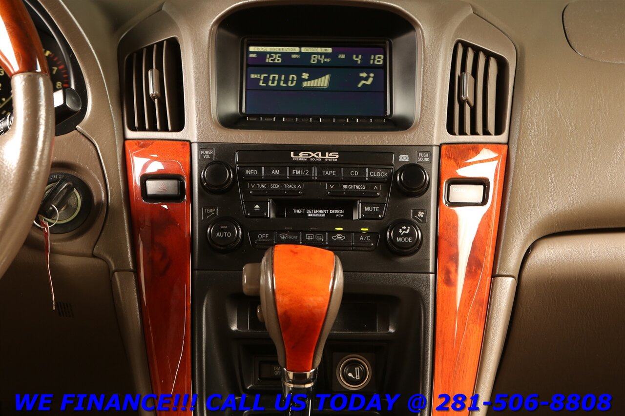 2003 Lexus LEXUS RX 300 SUN LEATHER WOOD ROOF RACK BOOKS & MANUALS - Photo 21 - Houston, TX 77031