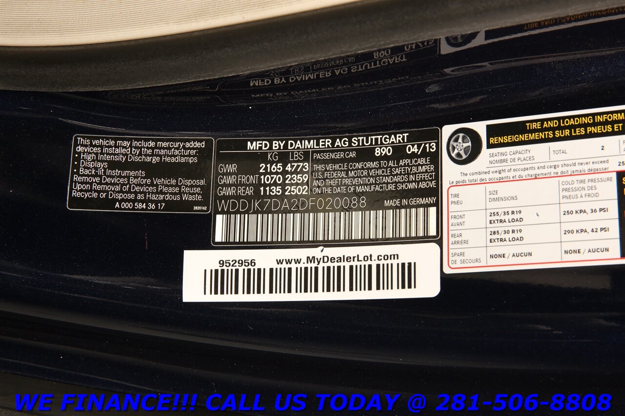 2013 Mercedes-Benz 2013 SL 550 AMG PANO-GLASS P1 NAV HARMAN 38K MLS   - Photo 29 - Houston, TX 77031