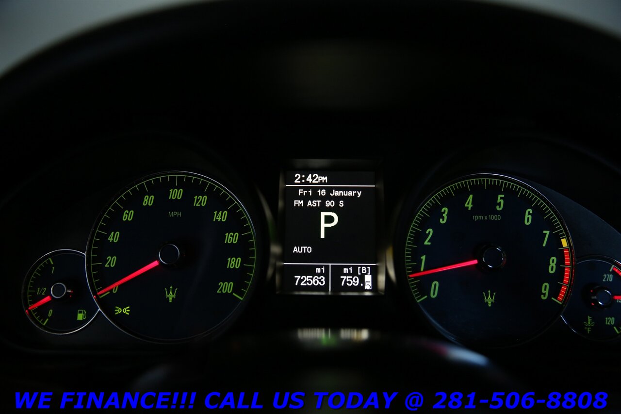 2012 Maserati Gran Turismo 2012 S SPORT HEATSEAT WOOD BOSE 72K MLS   - Photo 13 - Houston, TX 77031