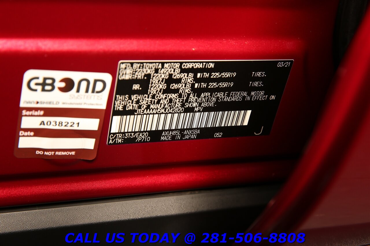 2021 Toyota Venza 2021 Limited AWD HYBRID NAV PANO STARGAZE ADVANCED   - Photo 32 - Houston, TX 77031