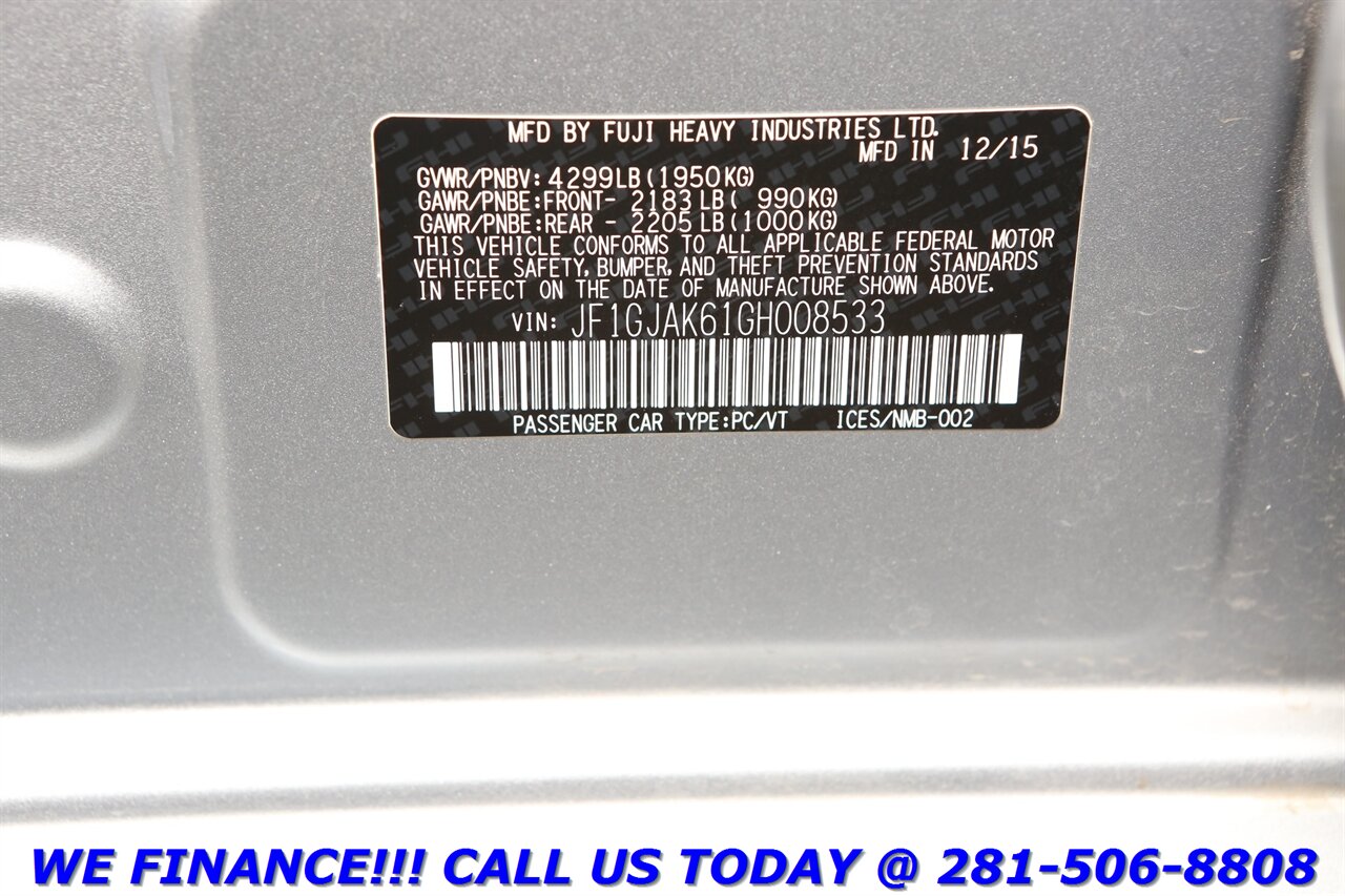 2016 Subaru Impreza 2016 2.0i Limited AWD SUN HEATSEAT CAMERA 85K MLS   - Photo 28 - Houston, TX 77031