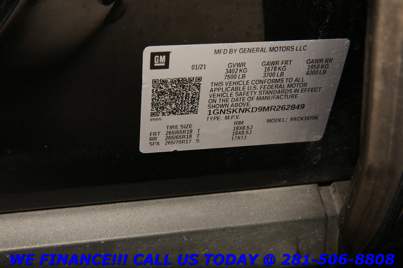 2021 Chevrolet Tahoe 2021 LT 4X4 CARPLAY ADAPT CRUISE 8PASS CAMERA   - Photo 27 - Houston, TX 77031