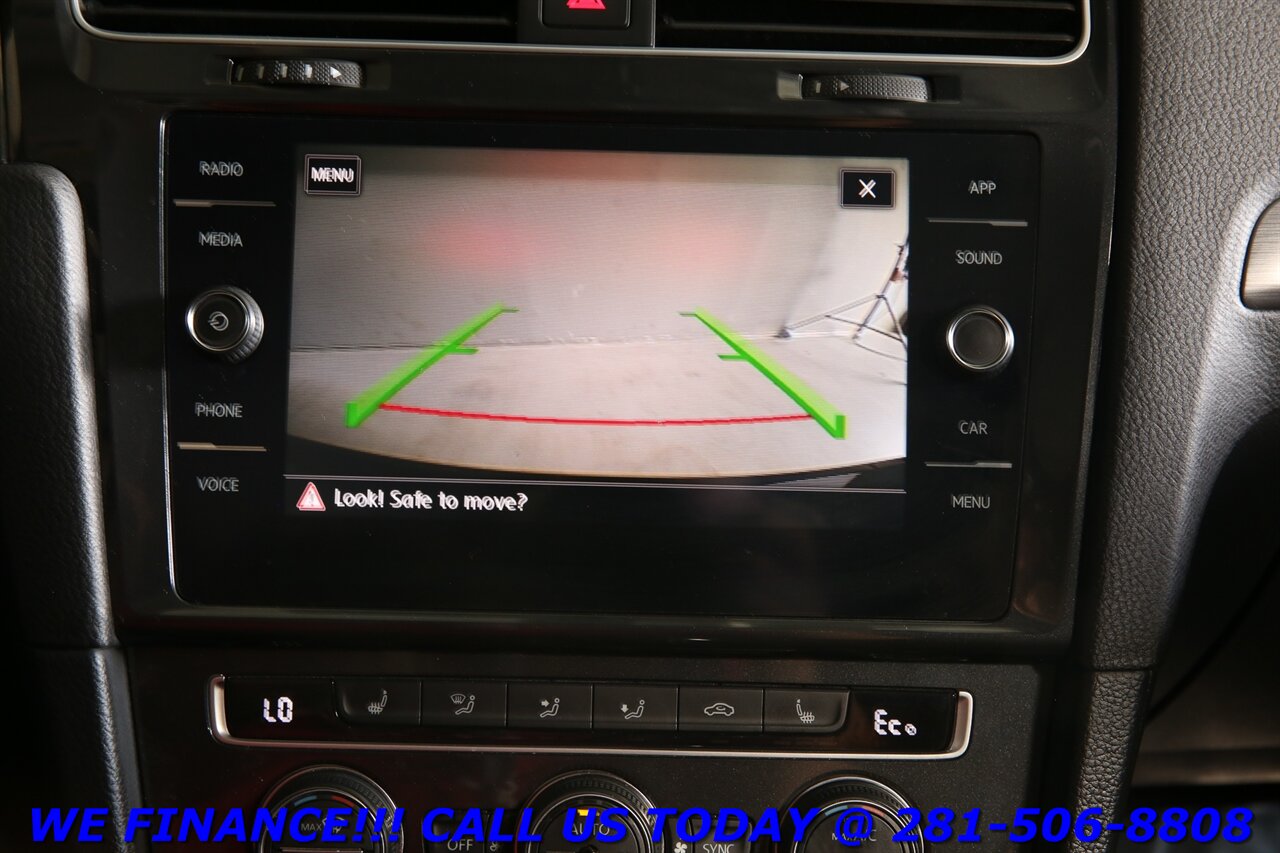 2019 Volkswagen Golf 2019 e-Golf Electric SE BLIND HEATSEAT CAMERA 45K   - Photo 18 - Houston, TX 77031