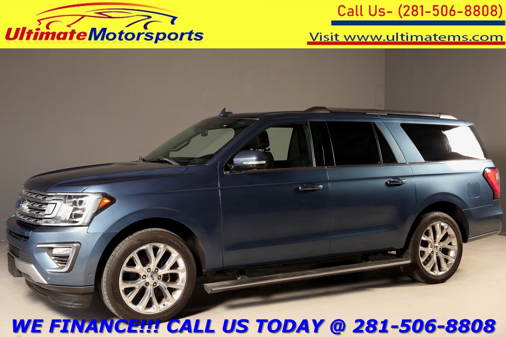 2018 Ford Expedition 2018 MAX Limited NAV DVD PANO ADAPT BLIND 7-PASS   - Photo 1 - Houston, TX 77031