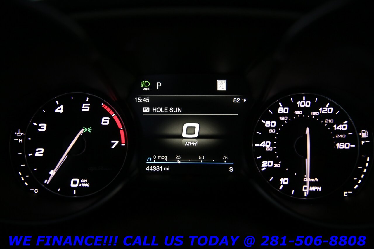 2021 Alfa Romeo Giulia 2021 Ti Q4 AWD NAV PANO ADAPT CRUISE BLIND 44K MLS   - Photo 15 - Houston, TX 77031