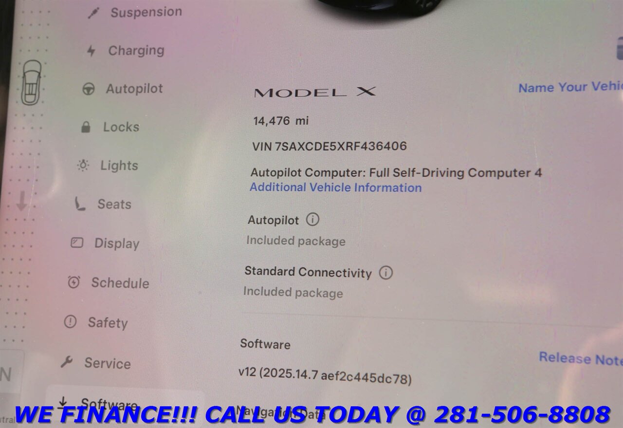 2024 Tesla Model X 2024 AWD FSD4 AUTOPILOT NAV HEAT/COOL SEATS - Photo 15 - Houston, TX 77031