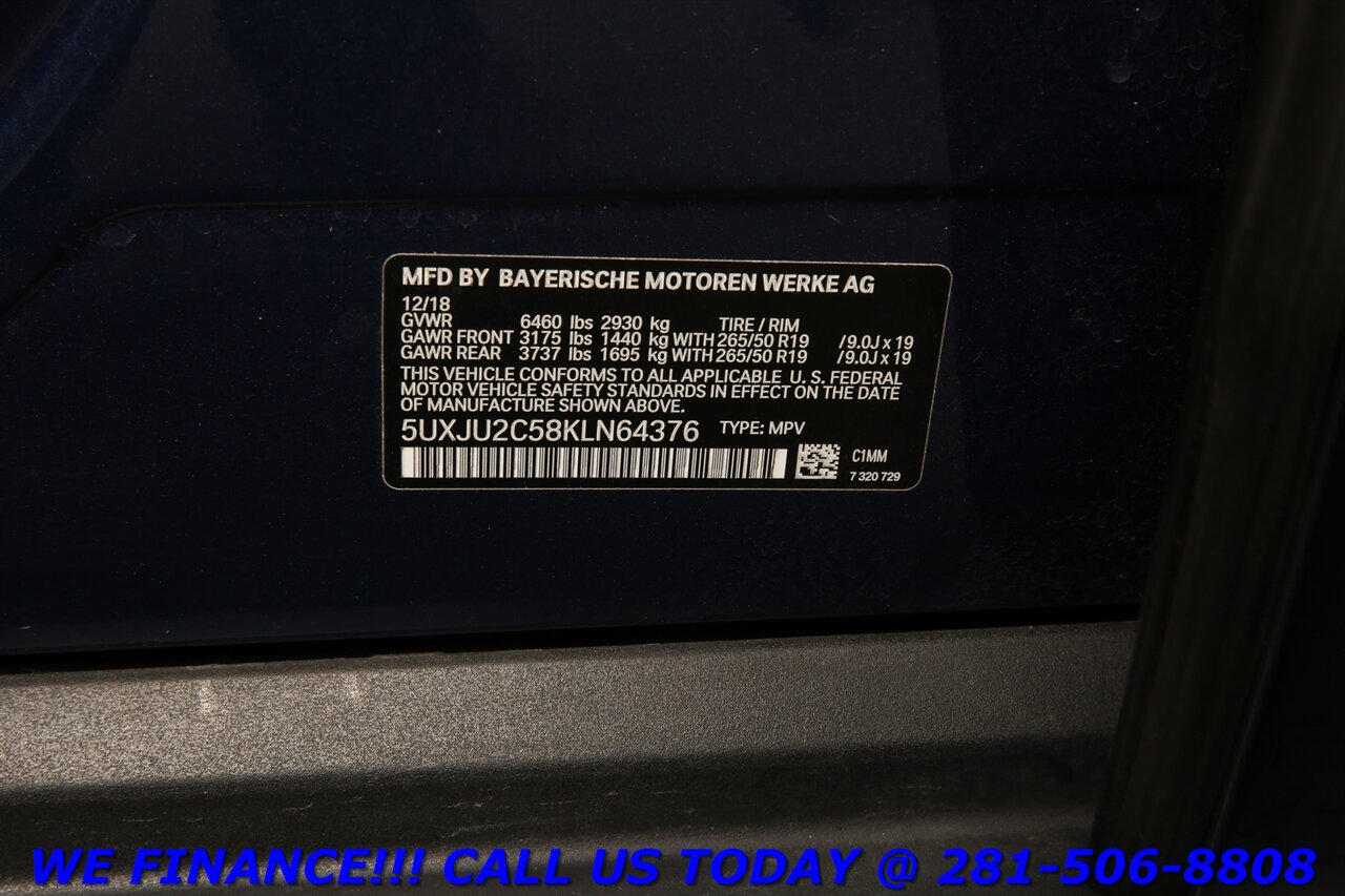 2019 BMW X5 2019 xDrive50i V8 INDIV AWD P2 NAV HUD PANO 34K ML   - Photo 33 - Houston, TX 77031