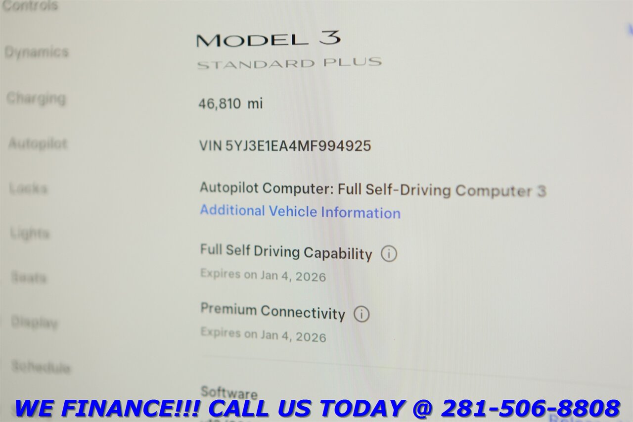 2021 Tesla Model 3 2021 FSD3 AUTOPILOT NAV PANO HEATSEAT 46K MLS - Photo 16 - Houston, TX 77031