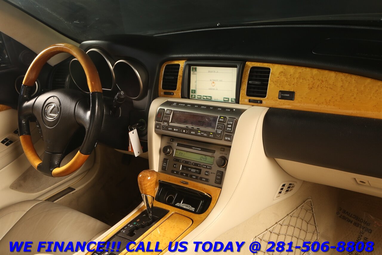 2005 Lexus SC 2005 SC 430 CONVERTIBLE NAV HEATSEAT WOOD XENONS   - Photo 18 - Houston, TX 77031