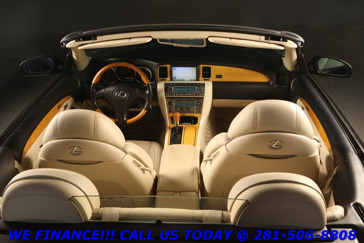 2005 Lexus SC 2005 SC 430 CONVERTIBLE NAV HEATSEAT WOOD XENONS   - Photo 3 - Houston, TX 77031