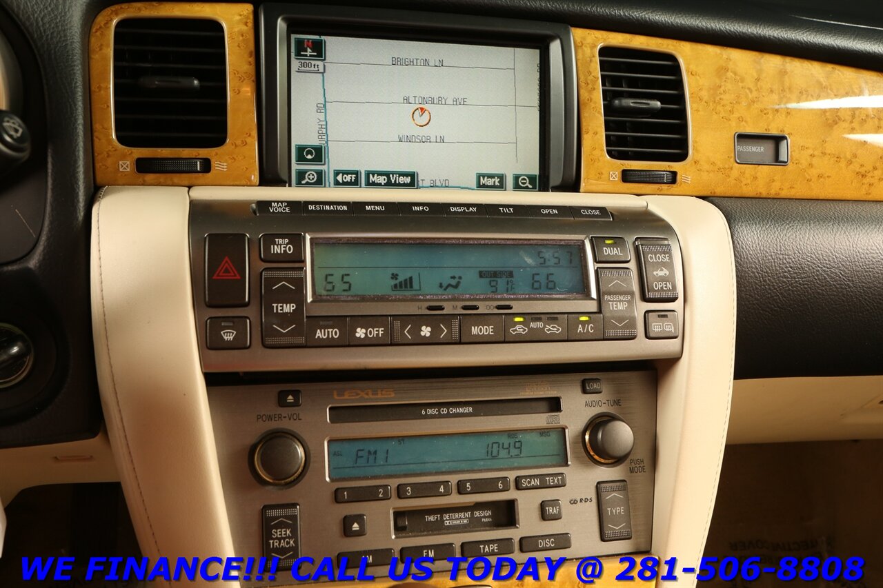 2005 Lexus SC 2005 SC 430 CONVERTIBLE NAV HEATSEAT WOOD XENONS   - Photo 16 - Houston, TX 77031