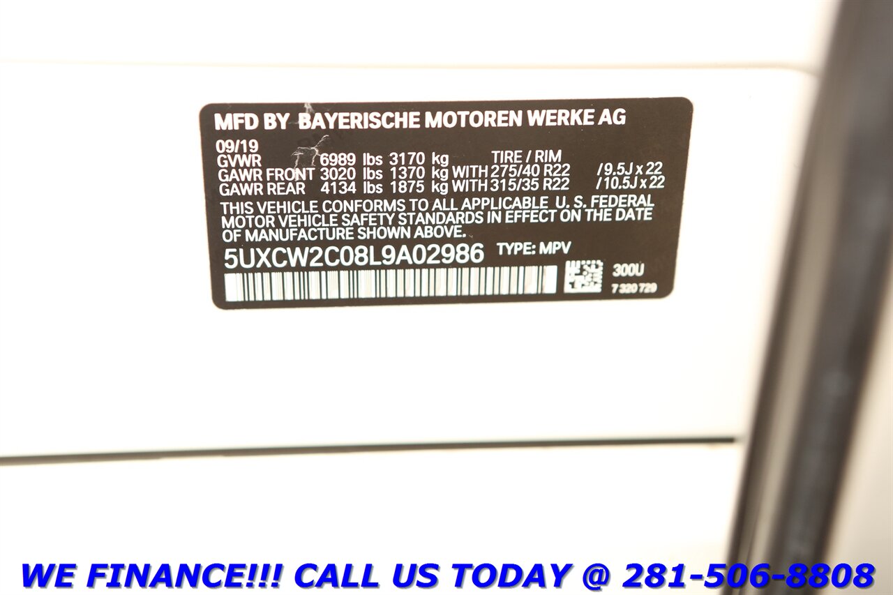 2020 BMW X7 2020 xDrive40i AWD PREM LUX COLD PARK ASST PKG 3RO - Photo 34 - Houston, TX 77031