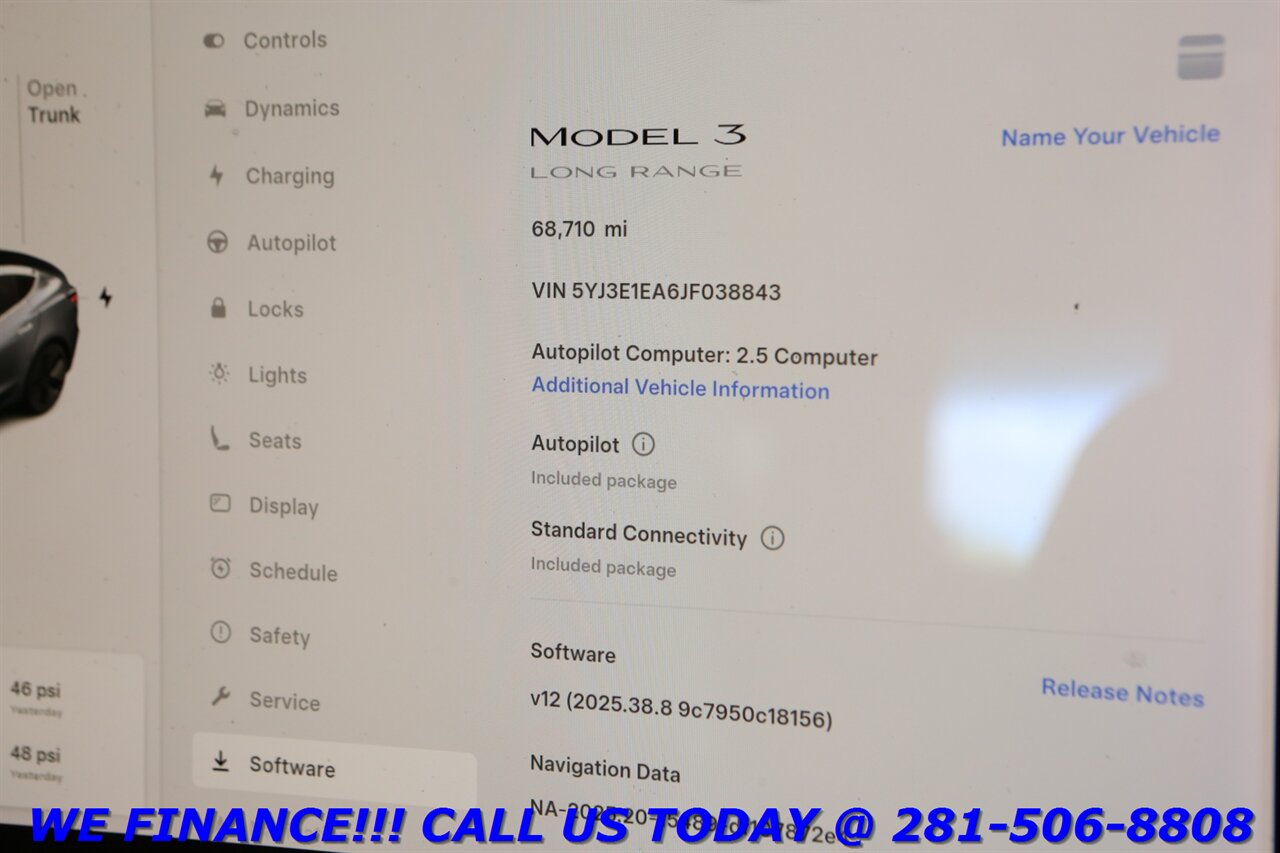 2018 Tesla Model 3 2018 Long Range AUTOPILOT NAV PANO HEATSEAT 68K - Photo 16 - Houston, TX 77031