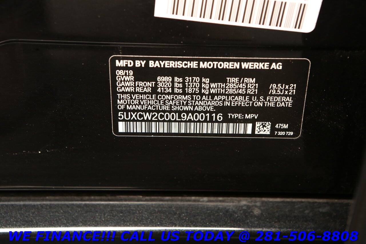 2020 BMW X7 2020 xDrive40i AWD NAV PANO 3ROW BLIND 46K MLS   - Photo 32 - Houston, TX 77031