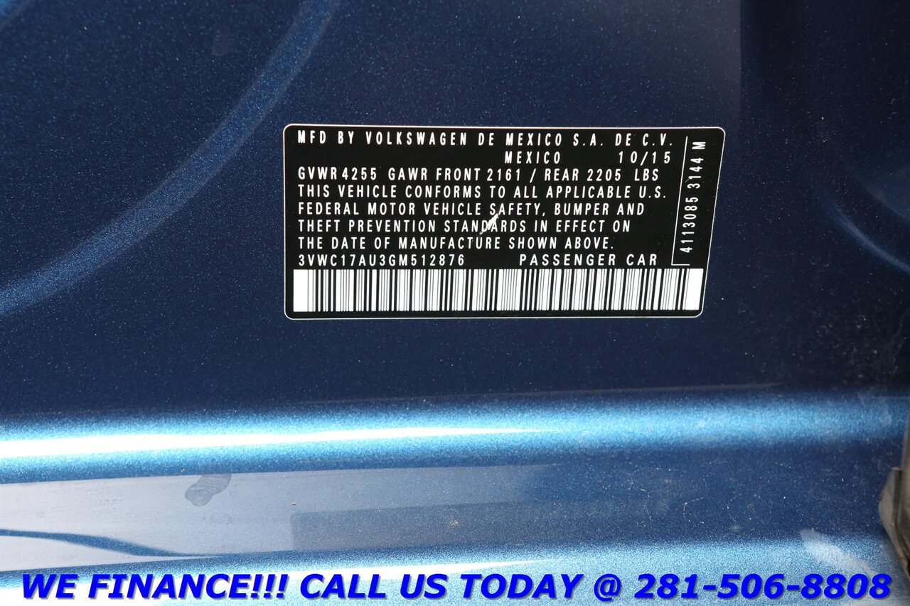 2016 Volkswagen Golf 2016 TSI CAMERA BLUETOOTH ROOF RAILS 84K - Photo 27 - Houston, TX 77031