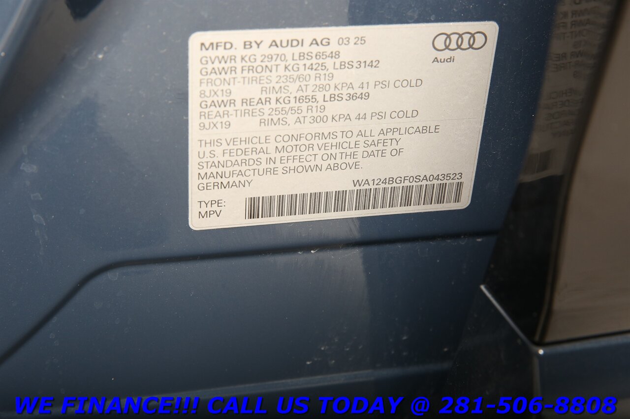2025 Audi Q6 e-tron 2025 Quattro Premium Plus AWD NAV PANO BANGOLUFSEN - Photo 33 - Houston, TX 77031