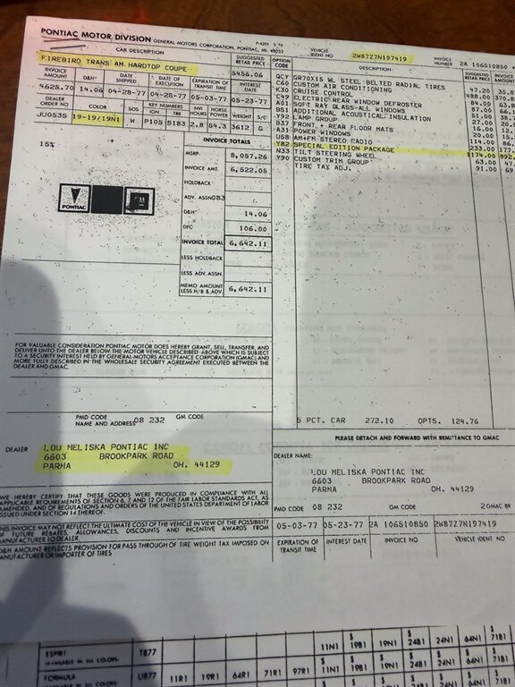 1977 Pontiac Trans Am 1977 Firebird Special Edition LS3 STAGE 2 74K MLS   - Photo 33 - Houston, TX 77031