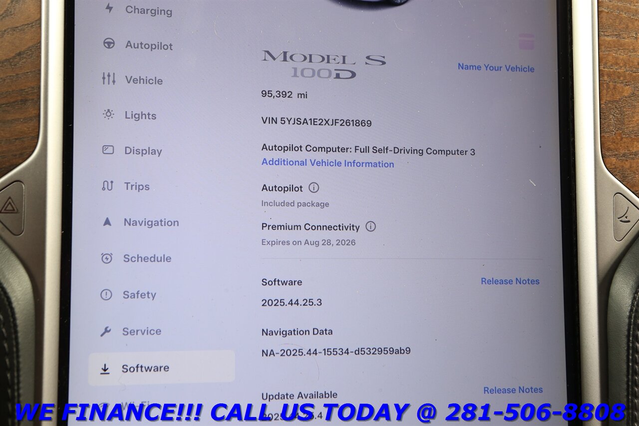 2018 Tesla Model S 2018 100D AWD FSD3 AUTOPILOT NAV PANO HEATED WOOD   - Photo 15 - Houston, TX 77031