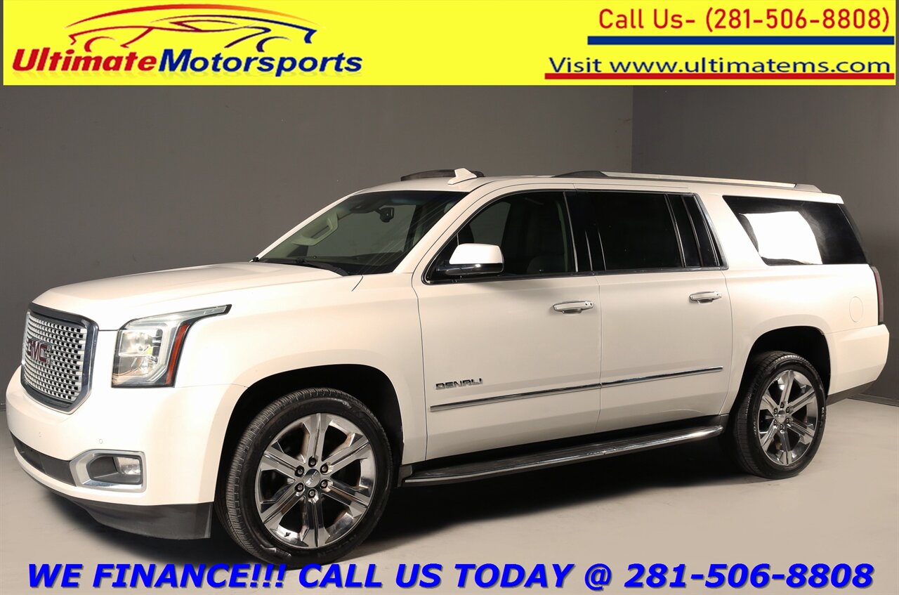 2016 GMC Yukon 2016 XL Denali NAV DVD SUN BLIND 3ROW BOSE CAMERA   - Photo 1 - Houston, TX 77031