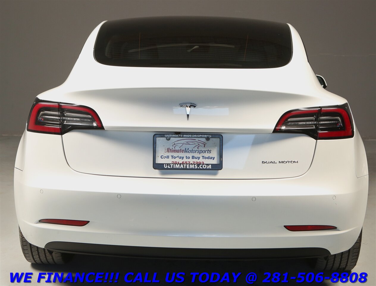 2021 Tesla Model 3 2021 Long Range AWD FSD AUTOPILOT PANOROOF WHITE !   - Photo 6 - Houston, TX 77031